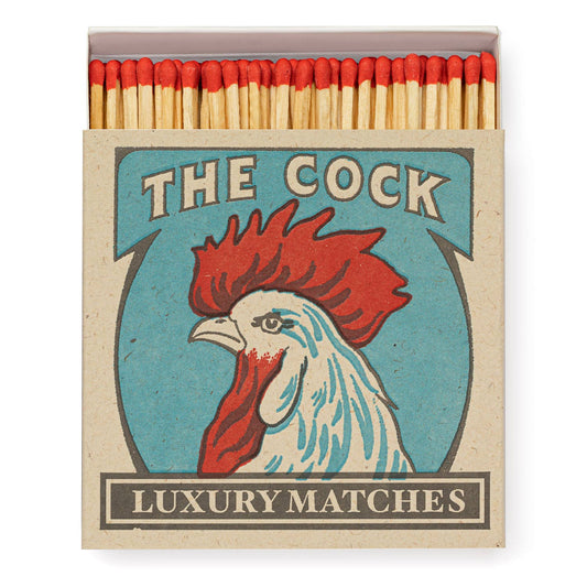 Archivist The Cock Safety Matchbox, 125 Matches