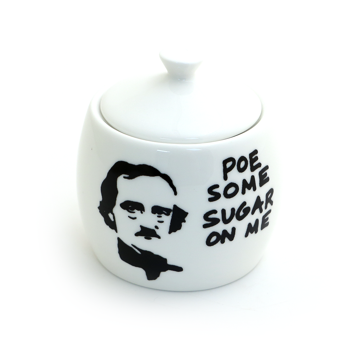 Edgar Allan Poe Round Sugar Bowl-LIMITED EDITION