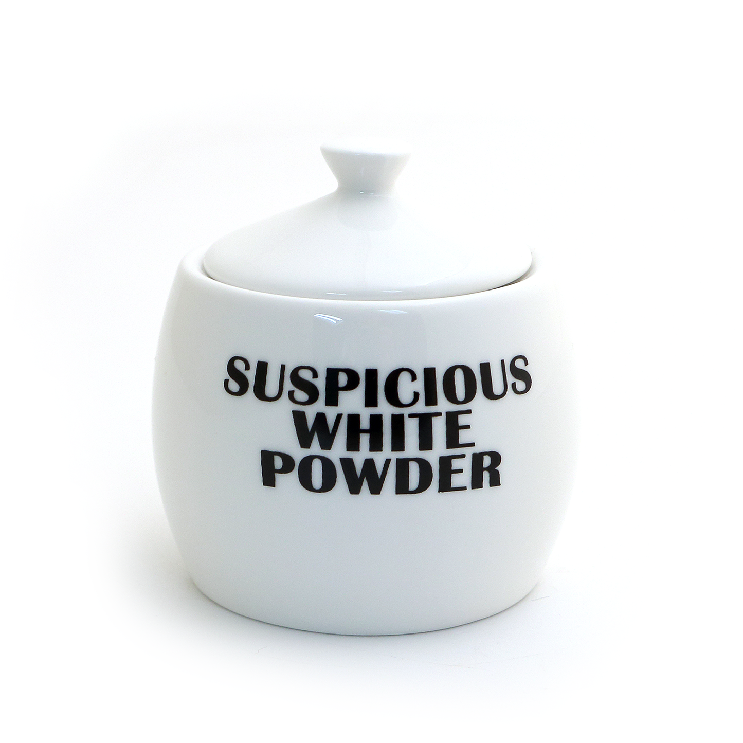 Suspicious White Powder Round Sugar Bowl - LIMITED EDITION
