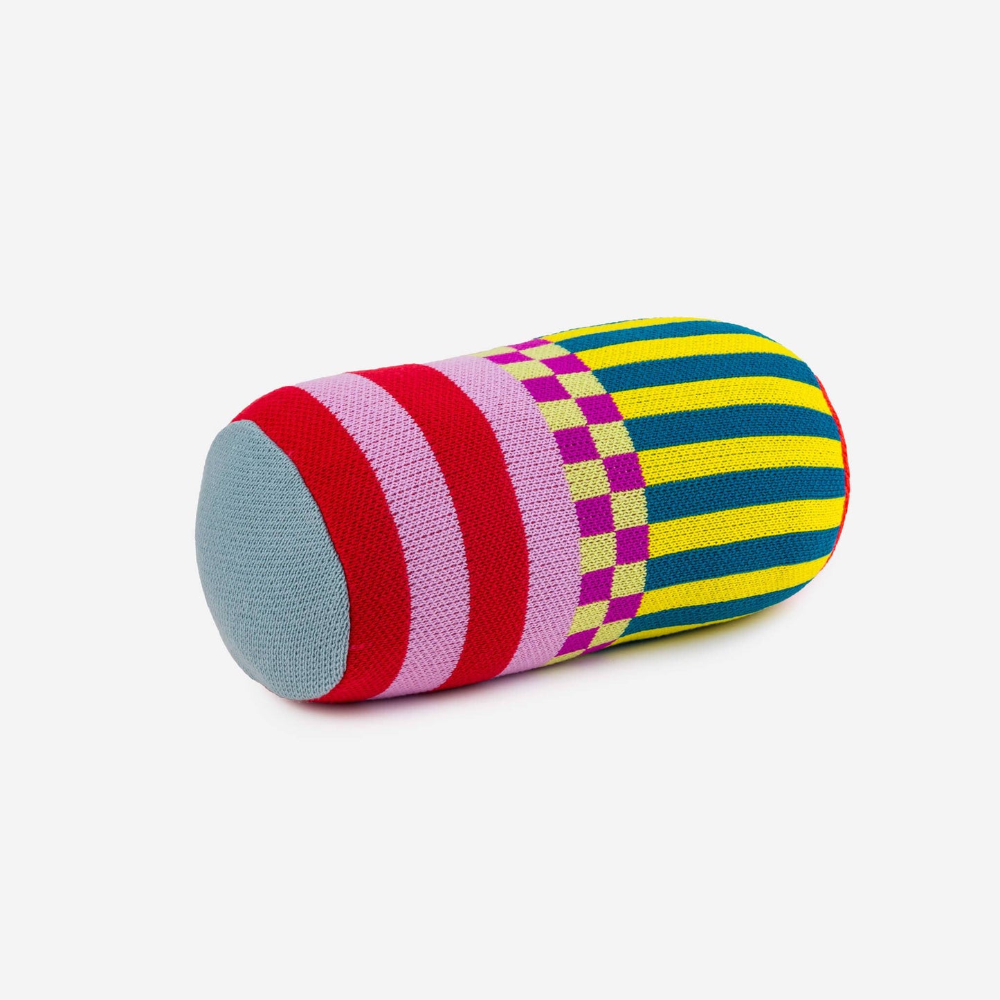 Pattern Patch Bolster Pillow