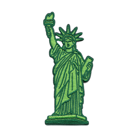 Statue of Liberty Embroidered Iron-On Patch - 4 Inches