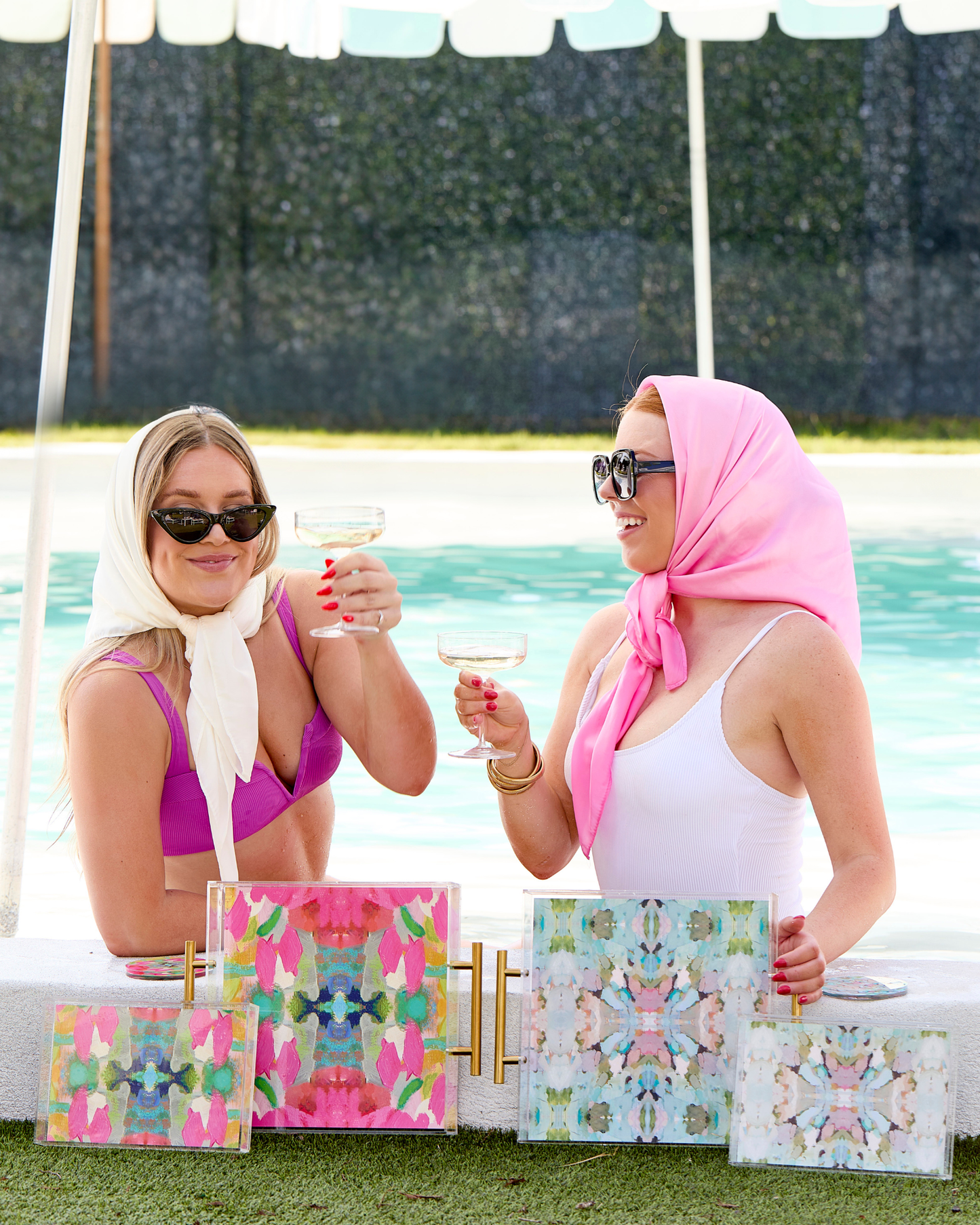 Pink Paradise Small Tray | Laura Park Designs x Tart