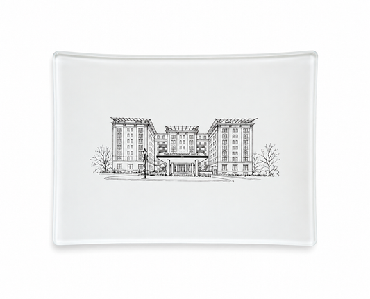 Omaha Blackstone Hotel-Inspired Decorative Tray – 9 × 6 Inches