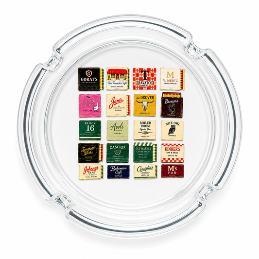 Omaha Matchbook Ashtray
