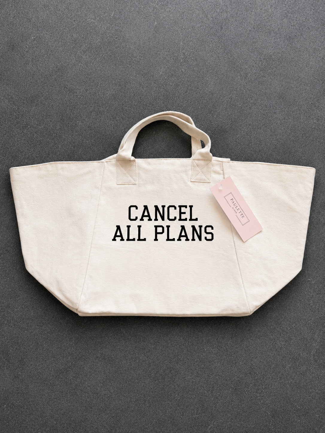 Custom White Chelsea Bag by Paulette Home
