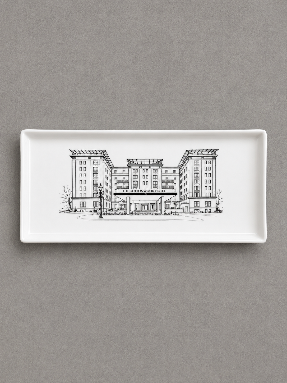 Cottonwood Hotel Custom Tray 10.5" Long