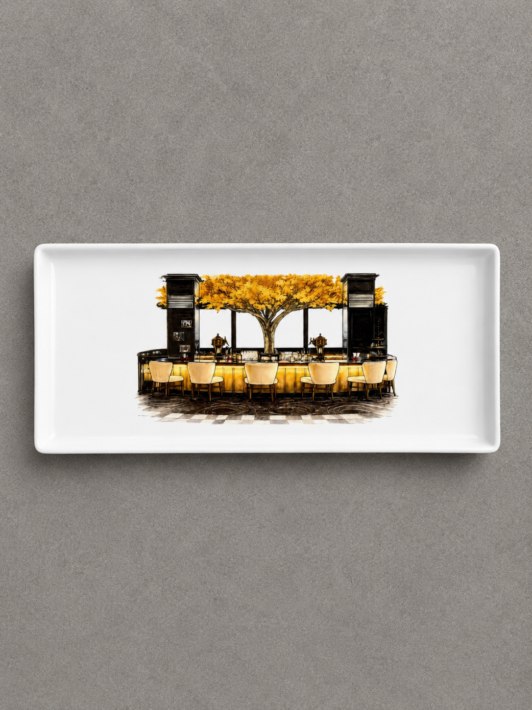 Cottonwood Room Painting Printed on 10.5" Tray