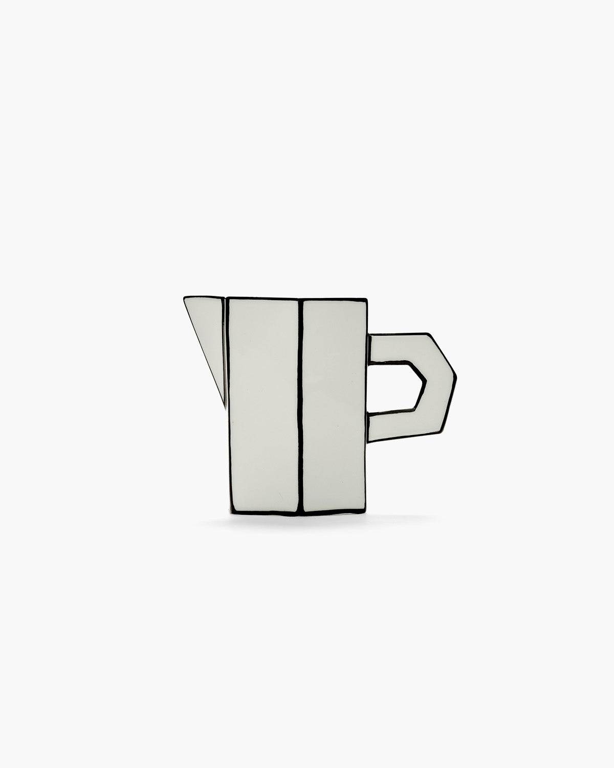 SERAX Carte Blanche Porcelain Jug - White & Black