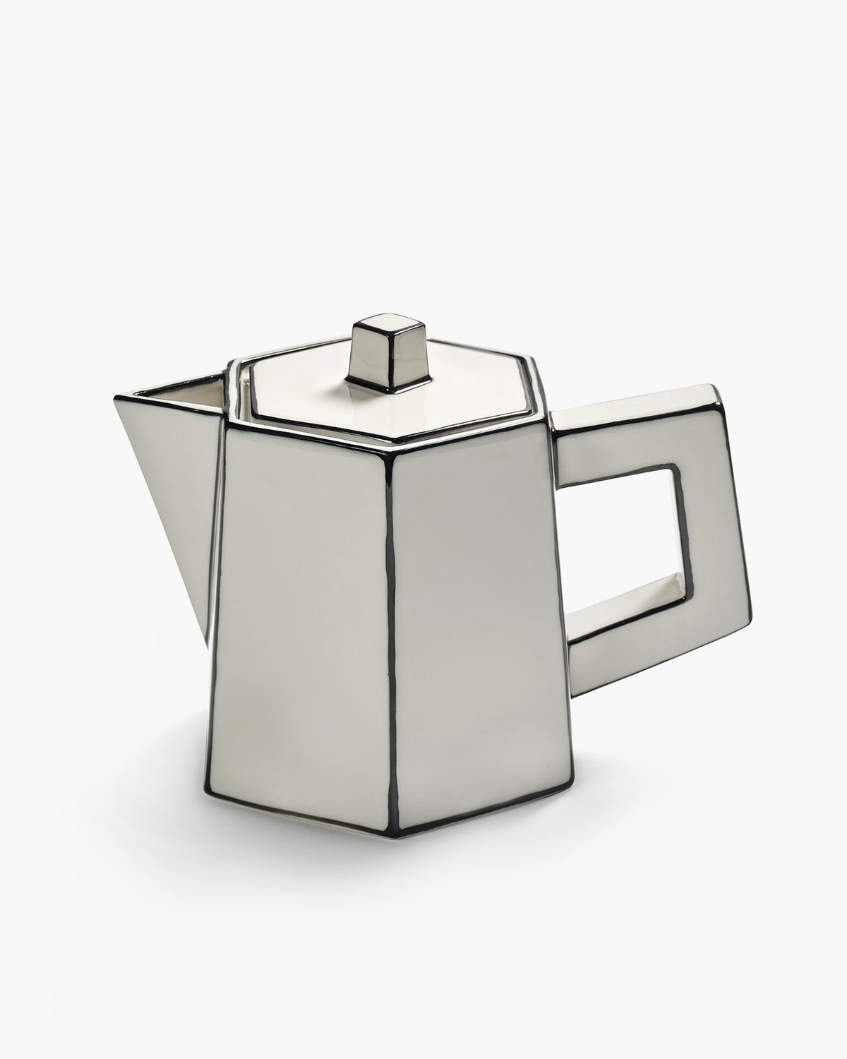 Serax Tea pot white - black Carte Blanche