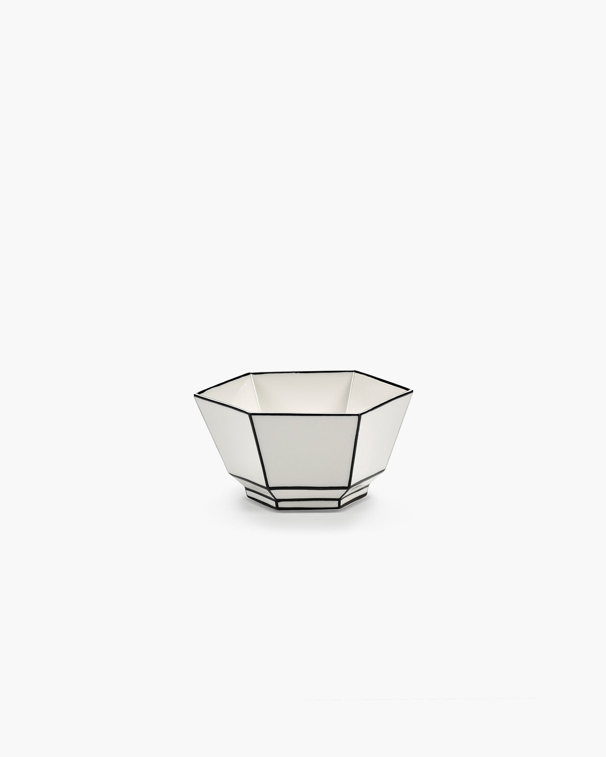 SERAX Carte Blanche Breakfast Bowl - White & Black
