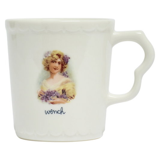 FISHS EDDY ALL IN THE FAMILY - WENCH MUG (10OZ)