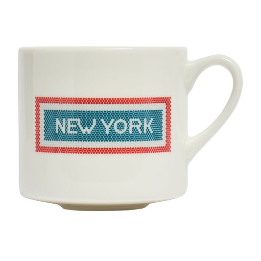 Fishs Eddy Bridge and Tunnel Tunnel Vision Mug 15oz