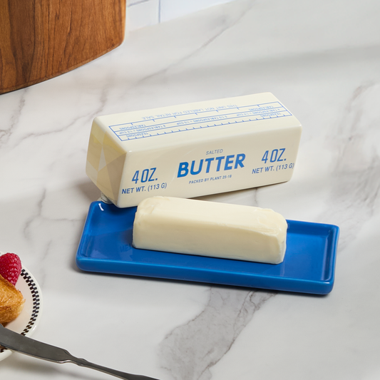 BUTTER STICK BUTTER DISH (9")