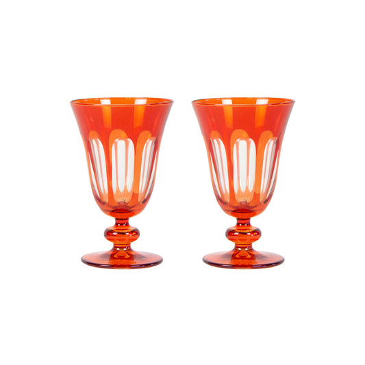 Rialto Glass Tulip Set/2 by Sir/Madam