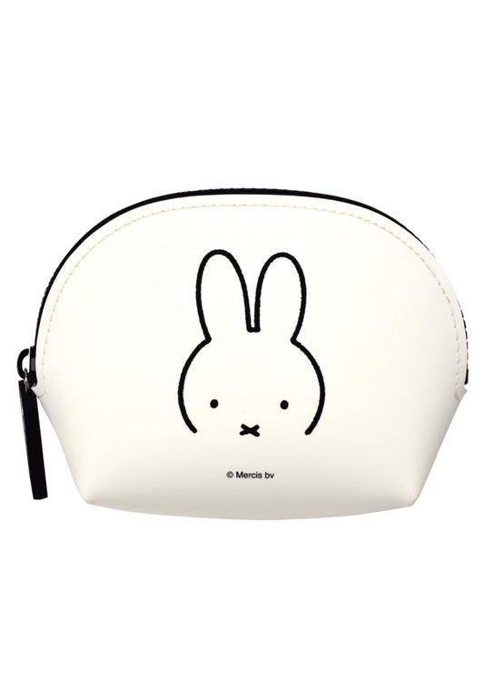 Miffy NUU-Oval Zipper Pouch - White
