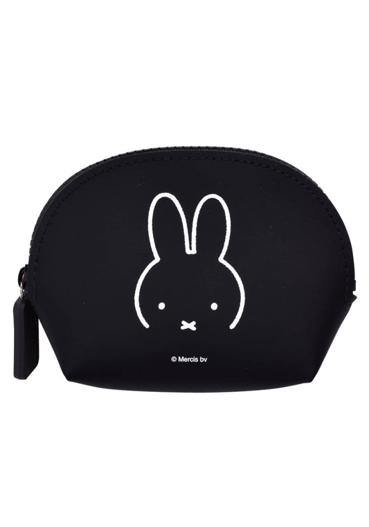 Miffy NUU-Oval Zipper Pouch - Black