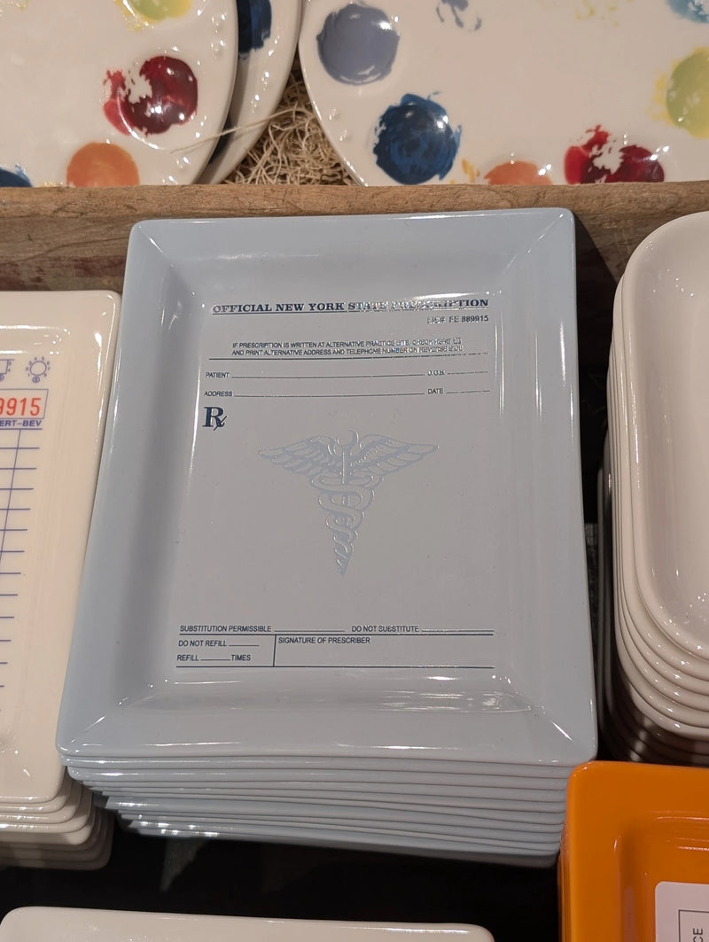 FUNNY LITTLE TRAYS - PRESCRIPTION (5.5"x7")