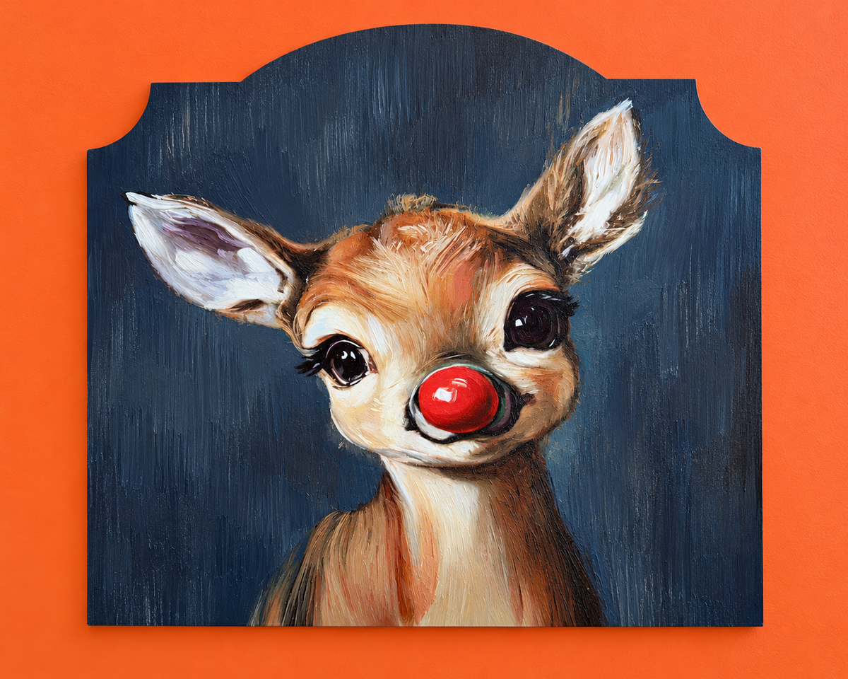 Provincial Rudolph Canvas Print, Unframed