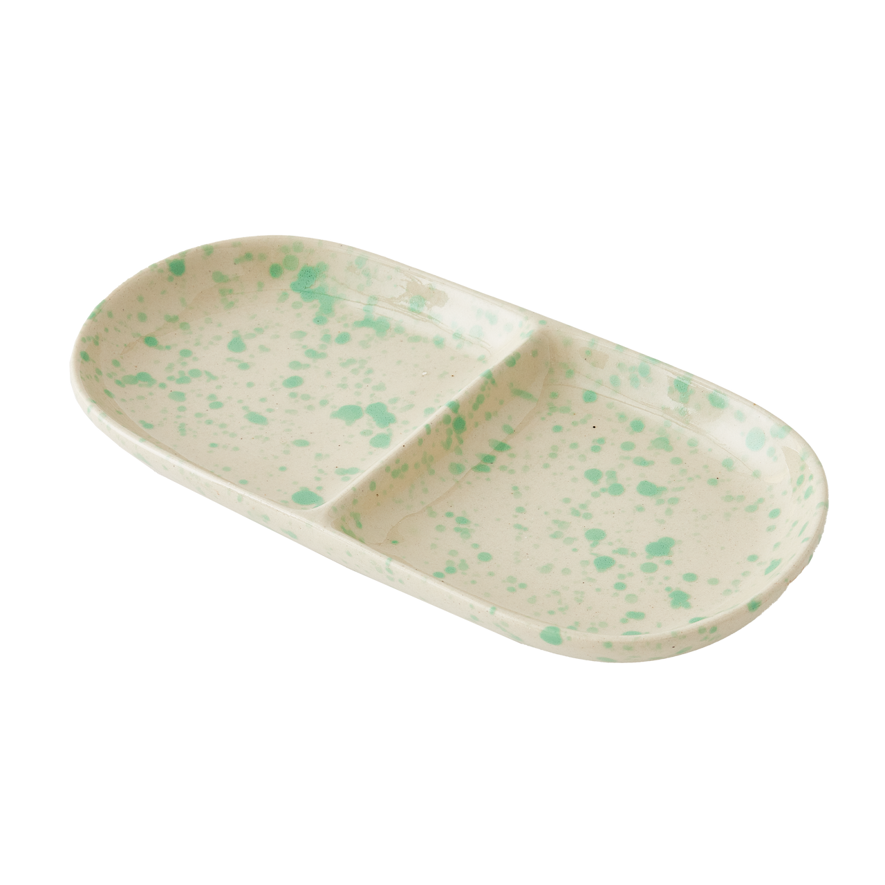 Splatterware Divided Tray Set of 4 - Pool