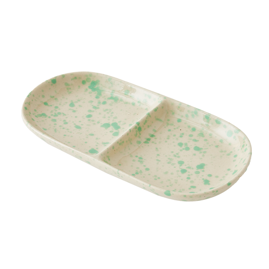Splatterware Divided Tray Set of 4 - Pool