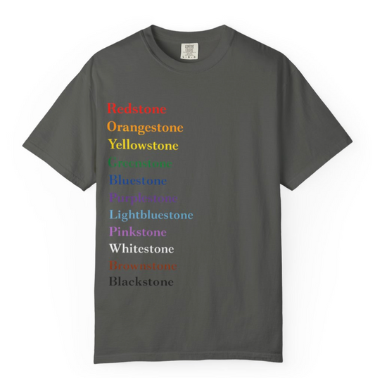 Pride Stone Names T-Shirt