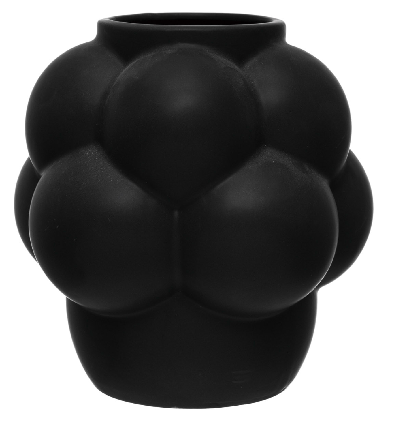 Stoneware Vase with Raised Dots