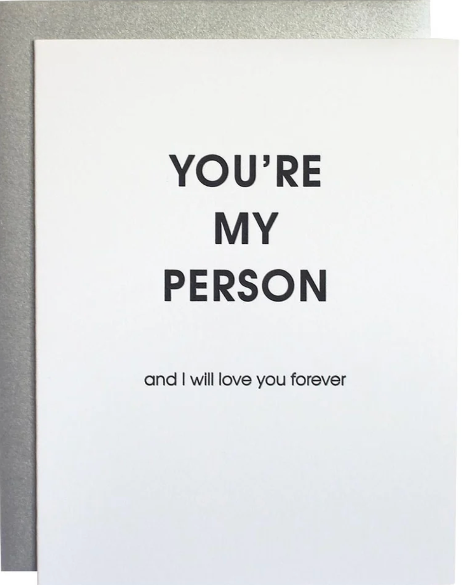 You're my person card