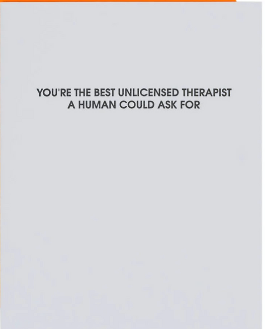 Best unlicensed therapist card