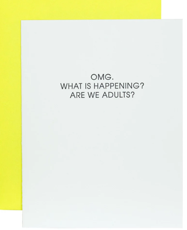 Are we adulting? card