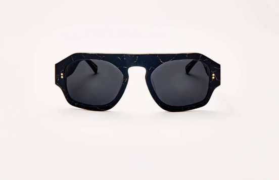 SARDINE - Louie - Nouveau Noir Aviator Sunglasses