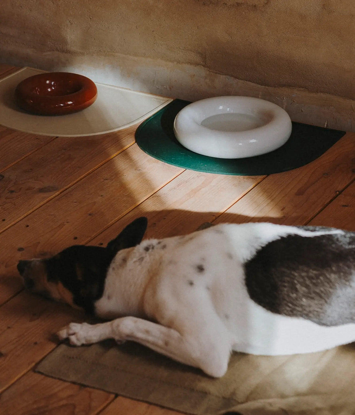 HotDog Ceramic Tubular Dog Feeder Large