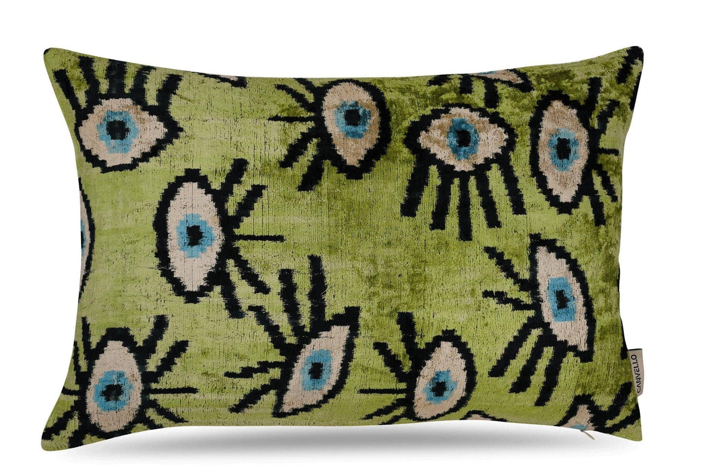 Canvello Handmade Luxury Velvet Silk Evil Eye