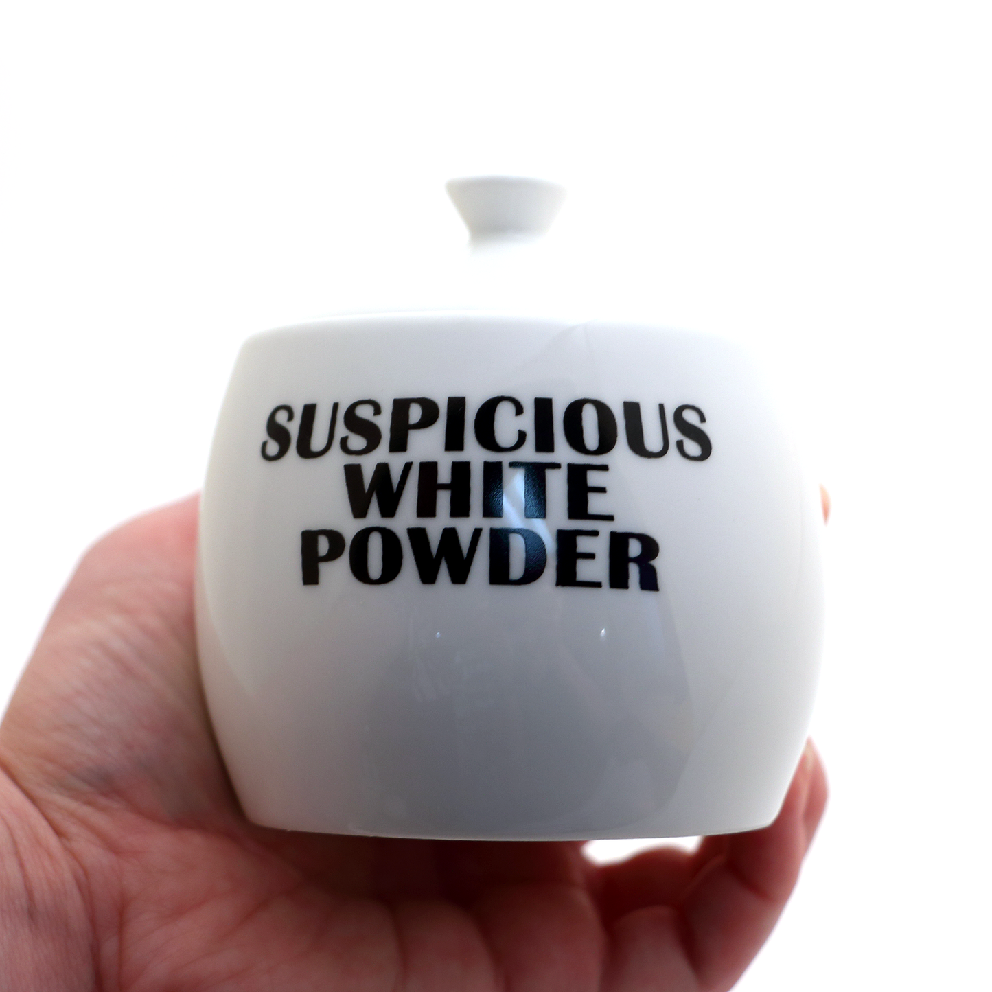 Suspicious White Powder Round Sugar Bowl - LIMITED EDITION