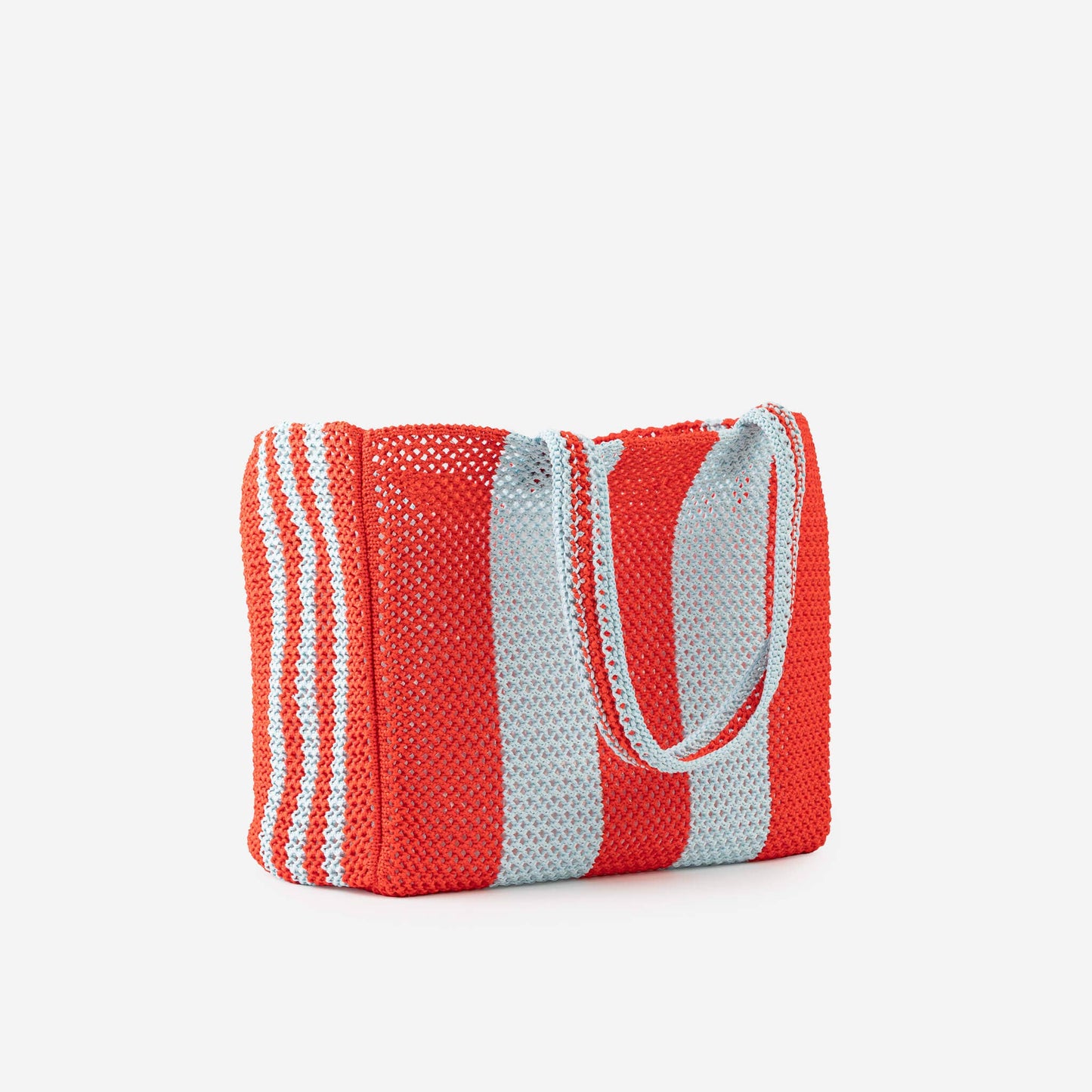 Stripe Raffia Beach Tote