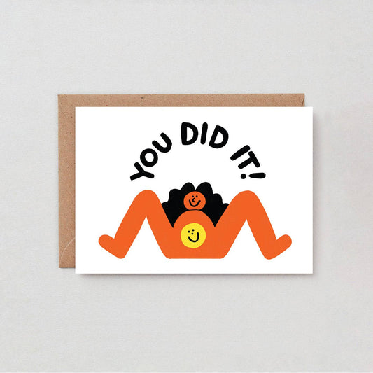 You Did It! New Baby Greetings Card