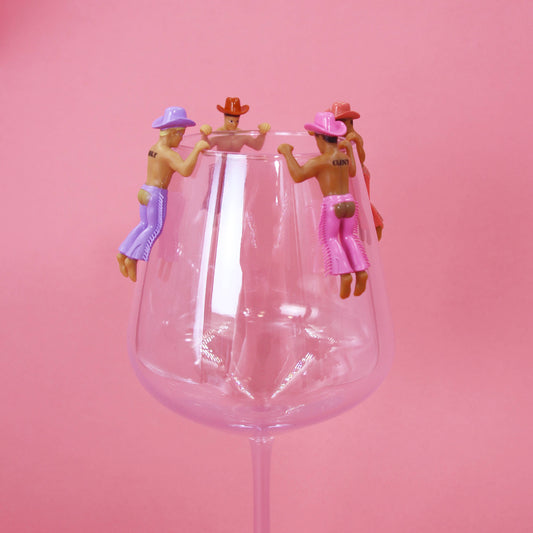 Western Drink Chaps Drink Markers