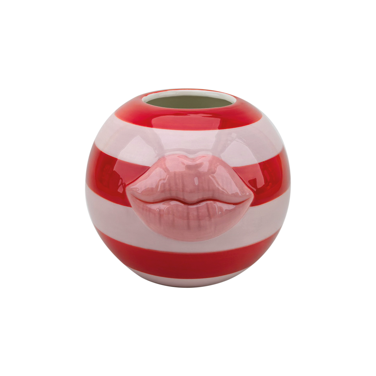 Kiss pink vase L15.5 D15 H12.3 cm