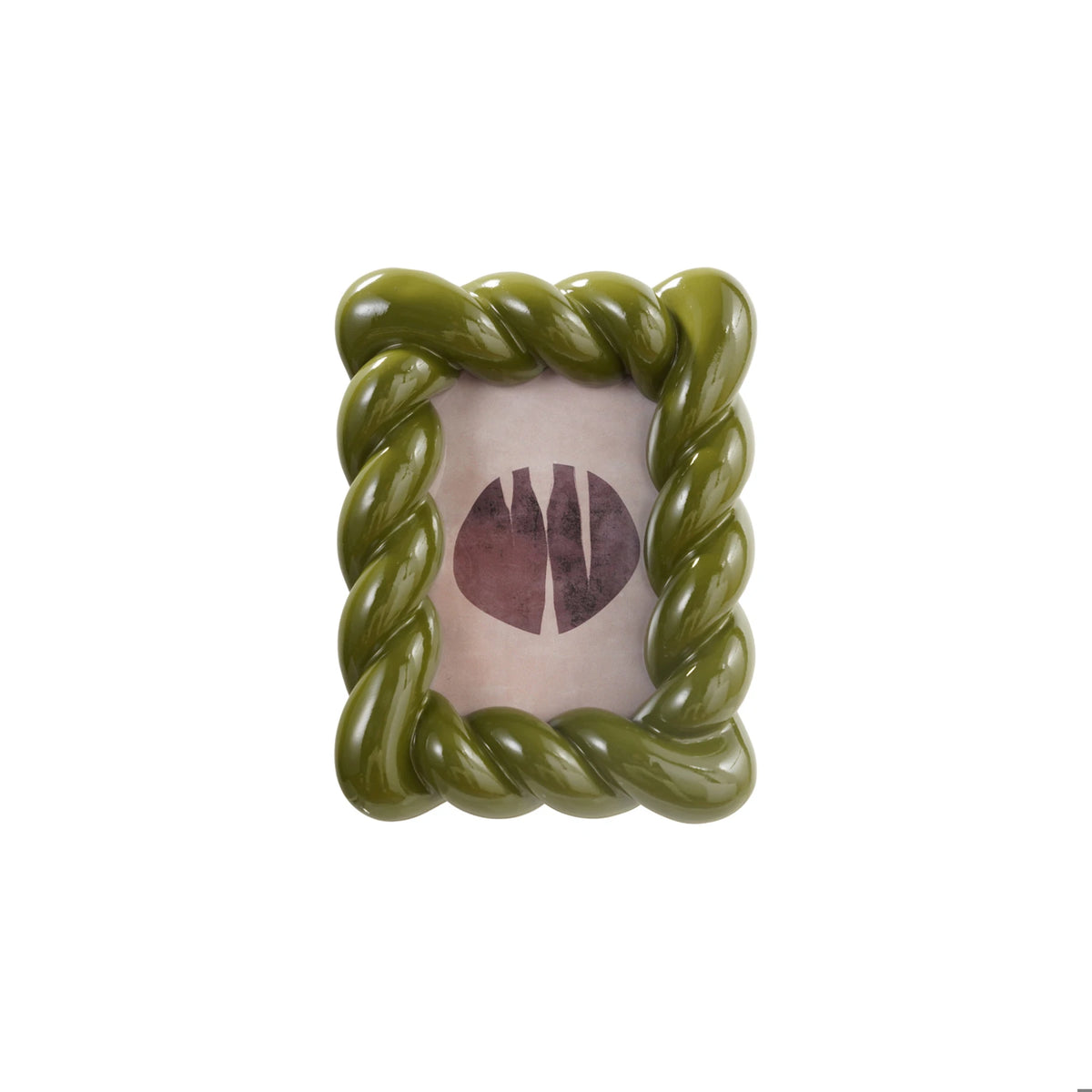 Twisted Green Picture Frame, 4 × 6