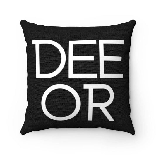 Dee Or Decorative Pillow Cover - 18 × 18 Inches