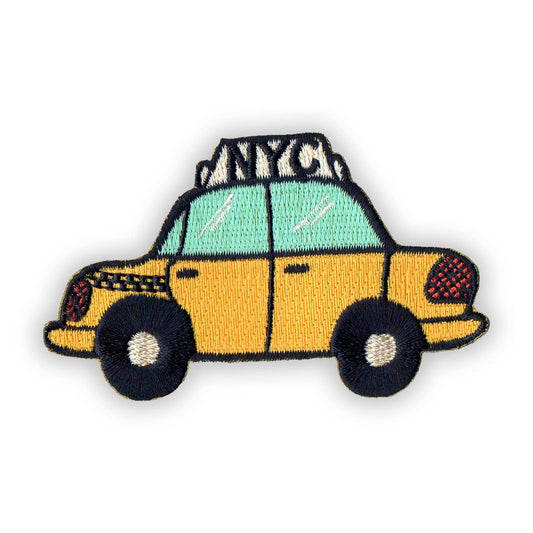 NYC Taxi Iron-On Patch by Allison Cole