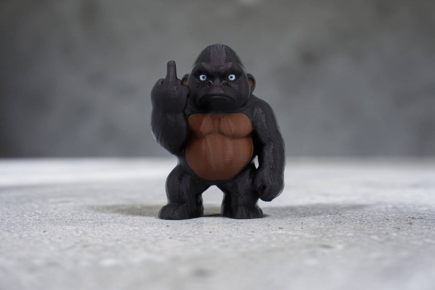 Gorilla Middle Finger Figurine, Funny Gag Gift