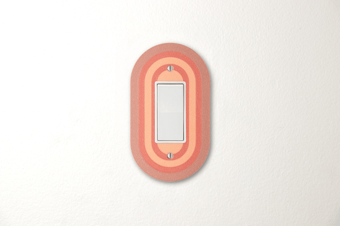 Rustic Ember Light Switch Cover, Rainbow Wall Plate