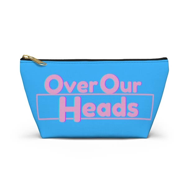 Over Our Heads Tote Bag & Matching Cosmetic Bag - 16 Inches