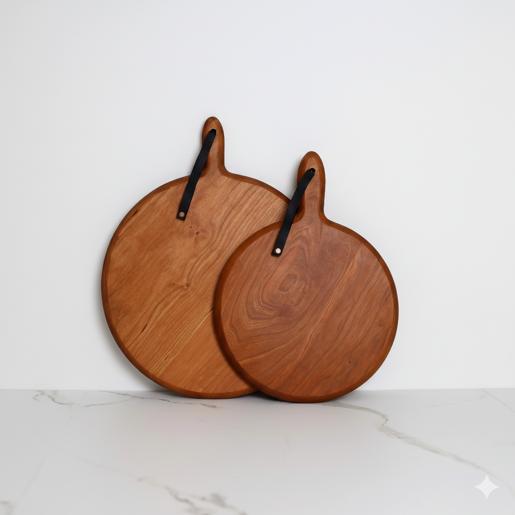 Cutting Board Circle Board Handcrafted Hardwood