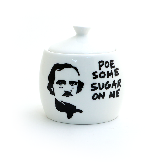 Edgar Allan Poe Round Sugar Bowl-LIMITED EDITION