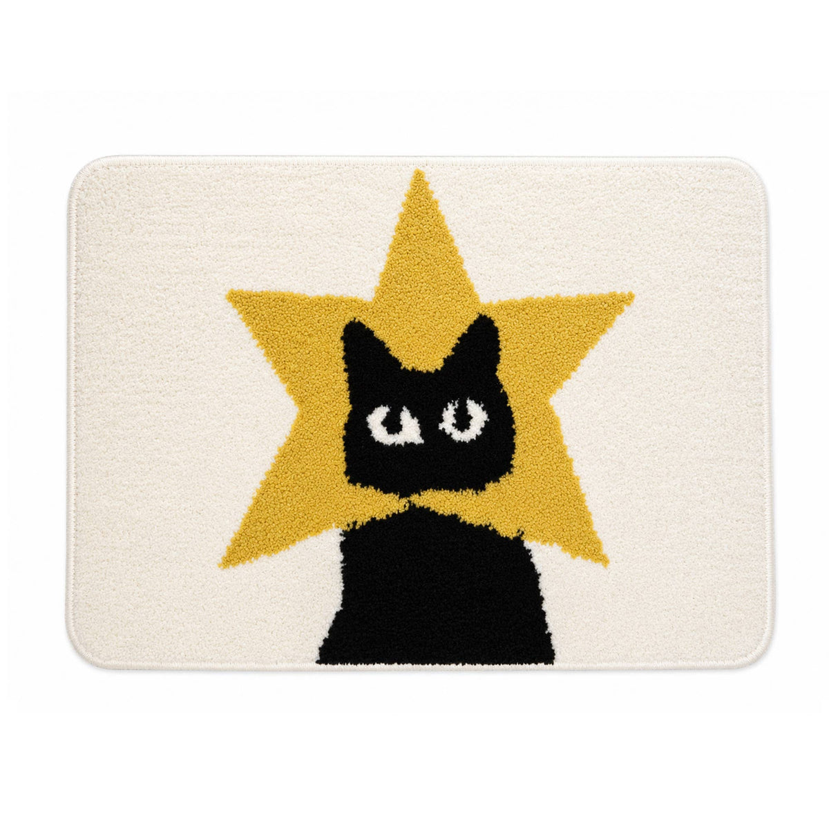 Superstar Cat Bath Mat