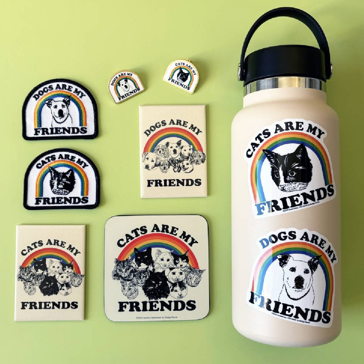 Dogs Are My Friends Patch
