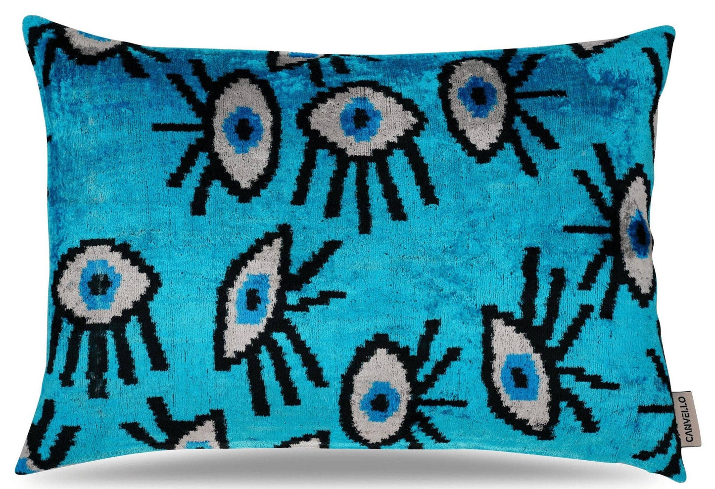Canvello Handmade Luxury Velvet Silk Evil Eye