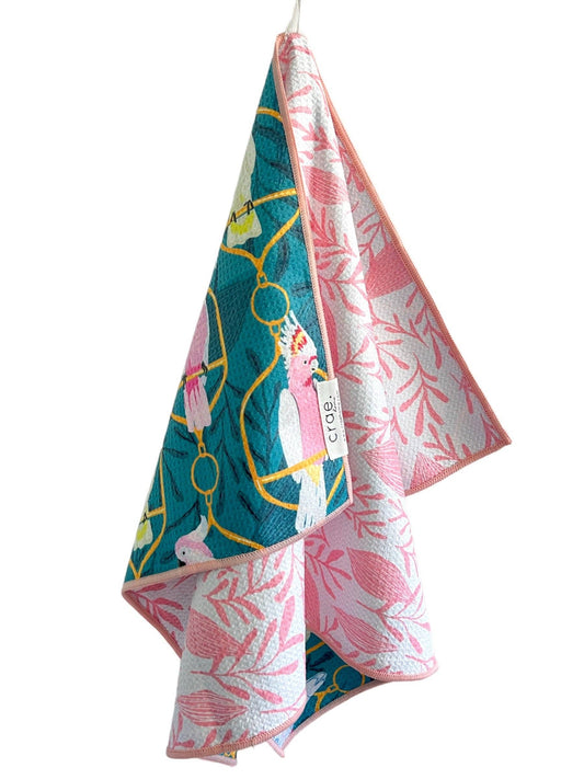 Bouffant Reversible Waffle Weave Hand Towel, 19 × 29″