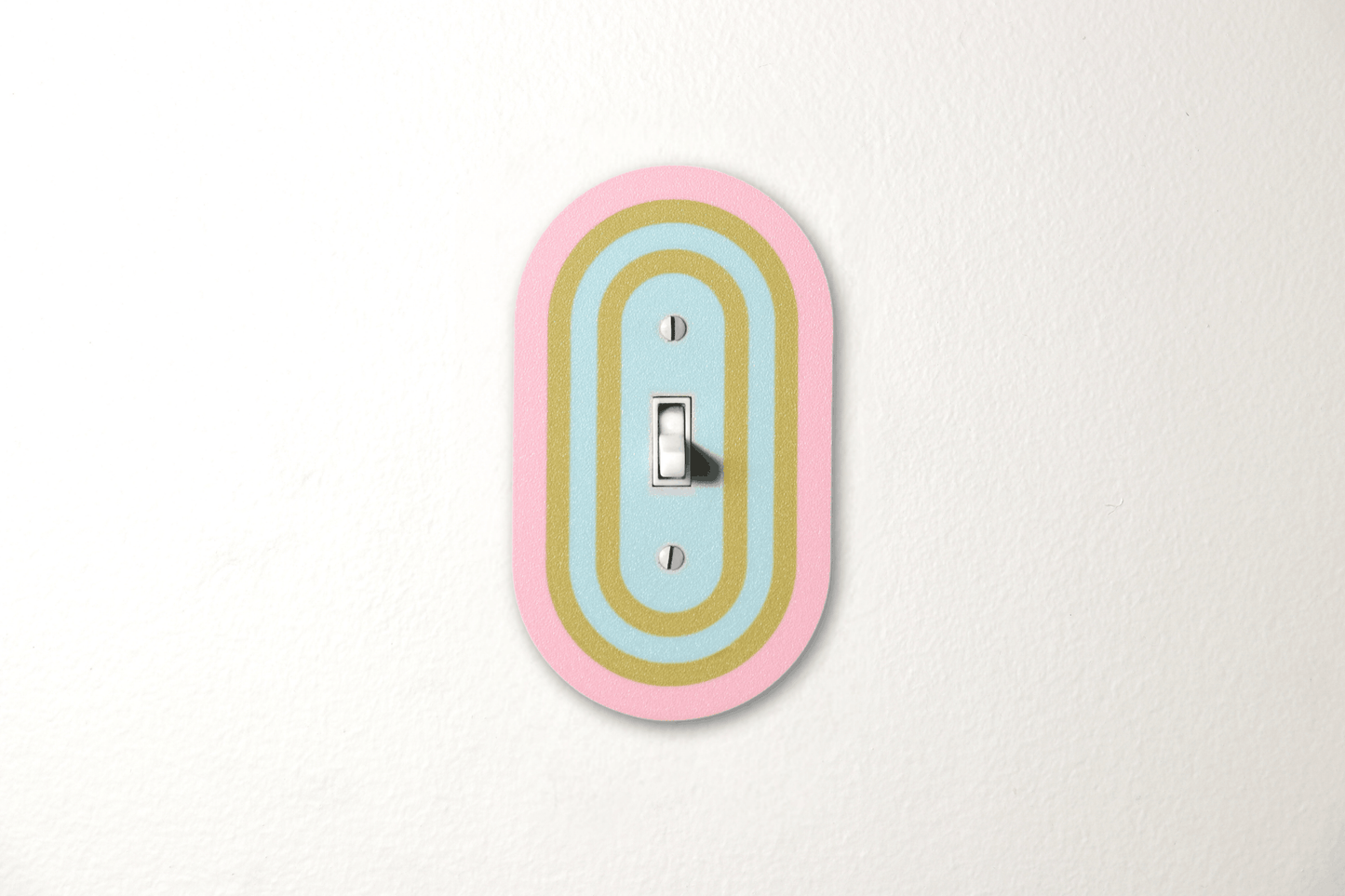 Soft Pastels Light Switch Cover, Rainbow Wall Plate